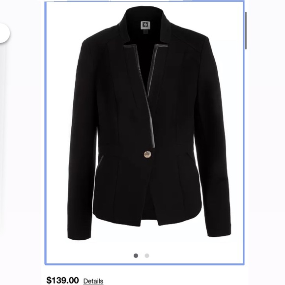 Anne Klein Black Semi-Formal/Formal Blazer Coat w/ pockets!! - Picture 2 of 9